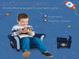 Child Armchair Kids Mini Sofa Chair with Armrest, 59.5 x 43 x 46.5cm, Blue T3398P347639