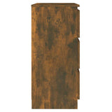 815510 Sideboard Smoked Oak 60x35x76 cm Engineered Wood