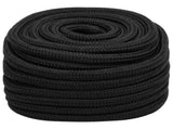 Multipurpose Utility Rope 20 mm 50 m Black PP 2400 kg Max Load 3472897