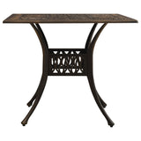 Bistro Set Bronze Cast Aluminium Standard Durable Bistro Set 3070613