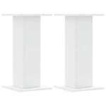 ZNTS Plant Stands 2 pcs White 30x30x60 cm Engineered Wood 3307855