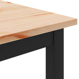 Coffee Table Natural 80 x 80 x 45 cm Solid Pine Wood 892767