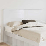 Headboard Gloss White 100 cm Engineered Wood 887642