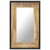 Mirror 80x50 cm Solid Mango Wood 321630