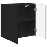 TV Wall Cabinet Black 59.5 x 31 x 60 cm Engineered Wood 892350
