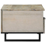 Coffee Table White 80 x 54 x 40 cm Engineered Wood 4017985