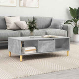 Coffee Table Concrete Grey 102 x 55 x 35 cm Engineered Wood 876192