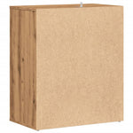 ZNTS Shoe Cabinet Artisan Oak 60x35x70 cm Engineered Wood 856697