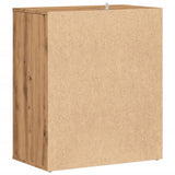 ZNTS Shoe Cabinet Artisan Oak 60x35x70 cm Engineered Wood 856697