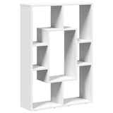 Bookcase White 63x20x90 cm Engineered Wood 858138