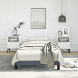 Bed Frame without Mattress Dark Grey 100x190 cm Twin Velvet 347001