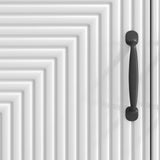 Sideboard High Gloss White 66 x 34.5 x 89.5 cm Engineered Wood 894819