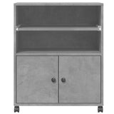 Printer Stand with Wheels Concrete Grey 60x48x74 cm 840635