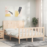 Bed Frame without Mattress 120x200 cm Solid Wood Pine 3192616