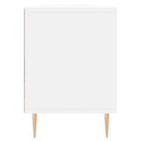 TV Cabinet White 150x30x44.5 cm Engineered Wood 831268