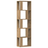 Book Cabinet Artisan Oak 45x24x159 cm Engineered Wood 855785