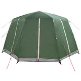 Cabin Tent 6-Person with Roof Green 425 x 396 x 222 cm 42004023
