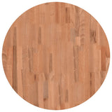Table Top 70x4 cm Round Solid Wood Beech 355945