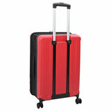 Suitcase Folding with Lock Red 43 x 27 x 66 cm ABS Plastic 42006247
