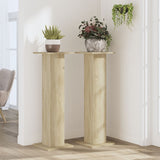 Plant Stands 2 pcs Sonoma Oak 30x30x95 cm Engineered Wood 3307875