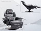 Massage Recliner Chair with Remote, PU Leather Recliner Armchair with Cup Holders and Side Pockets, T3398P343489