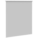 ZNTS Roller Blind Blackout Light Grey 140x130 cm Fabric Width 136.6 cm Polyester 4011370