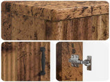 Bathroom Storage Cainet HOORN Old Wood 30 x 31 x 77 cm 897273