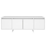 TV Cabinet White 120x30x40.5 cm Engineered Wood 809575