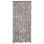 ZNTS Insect Curtain Brown and White 90x220 cm Chenille 325452