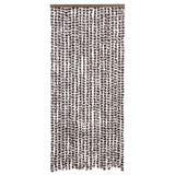 ZNTS Insect Curtain Brown and White 90x220 cm Chenille 325452