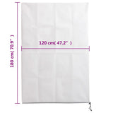 Plant Fleece Covers with Zip 4 pcs 70 g/m 1.2x1.8 m 3203520