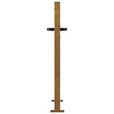 Garden Gate 100x100 cm Corten Steel Square Design 153197