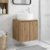 Wall-mounted Sink Vanity Artisan Oak 49.5 x 44.5 x 65.5 cm 890471