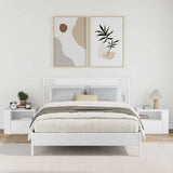 Wall-mounted Bedside Cabinets 2 pcs White 45x30x35 cm 848312