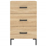 Bedside Cabinet Sonoma Oak 40x40x66 cm Engineered Wood 827663