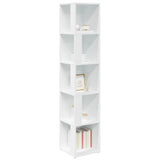 809044 Corner Cabinet White 33x33x164,5 cm Engineered Wood