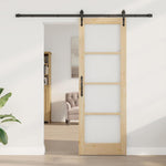 Sliding Door Manual ORKDAL Brown 73.5 x 211 cm Wood and metal 3332465