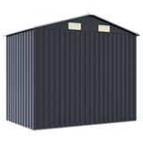 Garden Shed Anthracite 205x129x183 cm Galvanised Steel 46299