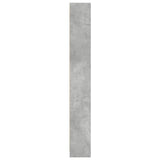 Bookcase Concrete Grey 40x24x176 cm Engineered Wood 857795