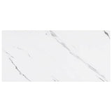 Wall Shelf 4 pcs White Marble 50 x 23.5 x 4 cm Engineered Wood 42019967