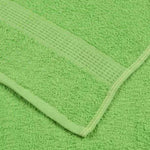 Towels 10 pcs Apple Green 100x200 cm 360 gsm 100% Cotton 137036