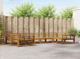 Outdoor Sofa Set 6 pcs Natural Solid Acacia Wood 3368077