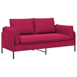 2-Seater Sofa 2-Seater Wine Red 188 x 81 x 89 cm Velvet 42048617