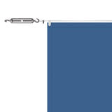 148471 Vertical Awning Blue 180x1200 cm Oxford Fabric