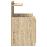 Bedside Cabinets 2 pcs with 2 Drawers Sonoma Oak 40x36.5x62 cm 858637