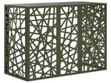 Air Conditioner Cover Olive Green 110 x 50 x 105 cm Steel 8014174