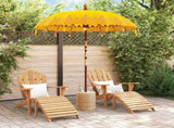 Balinese Parasol Yellow x 260 cm Cotton and Wood 42006460