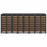 Wheelie Bin Storage for 4 Bins Anthracite 272 x 77.5 x 115.5 cm 3394770