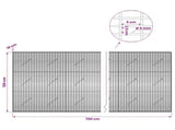 Gabion with 5 mm Wire and 5x2.5 cm Mesh 700x10x150 cm 3463520