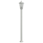 ZNTS Outdoor Floor Lamp Silver 120 cm Stainless Steel 4006383